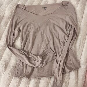 Women's mauve Long Sleeve Top